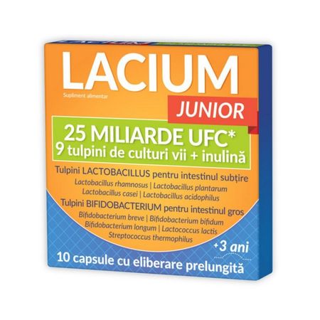 Lacium junior 25 miliarde UFC Zdrovit - 10 capsule